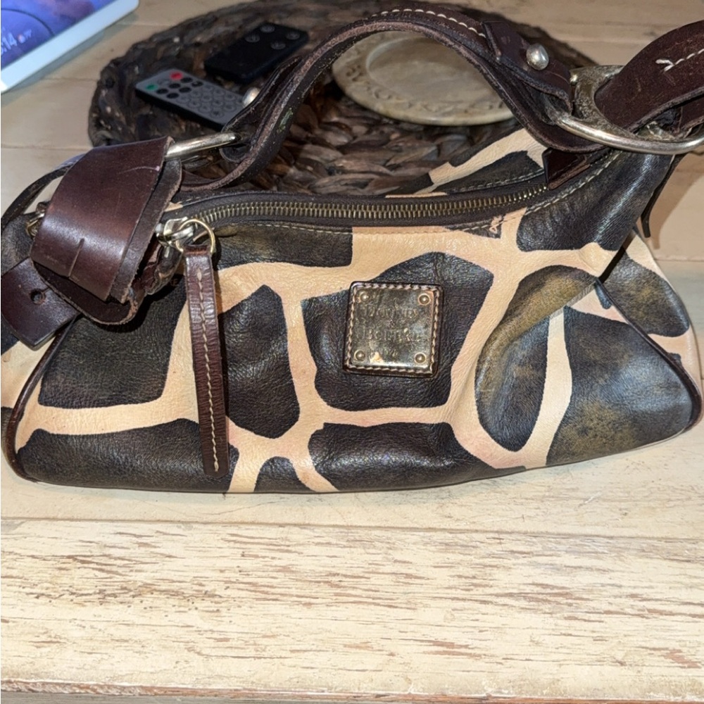 Dooney & Bourke Brown and Tan Shoulder Bag